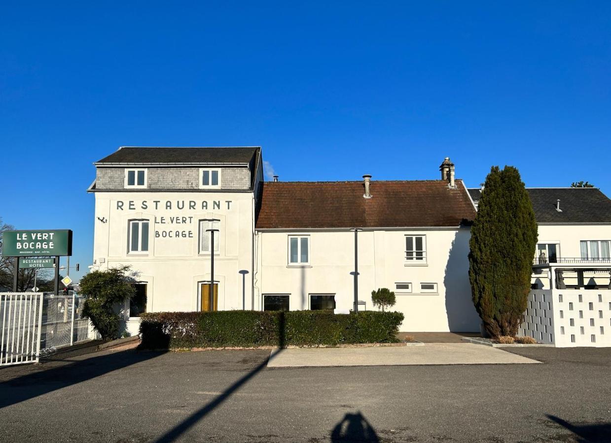 Logis Hotel & Restaurant Le Vert Bocage Franqueville-Saint-Pierre Bagian luar foto
