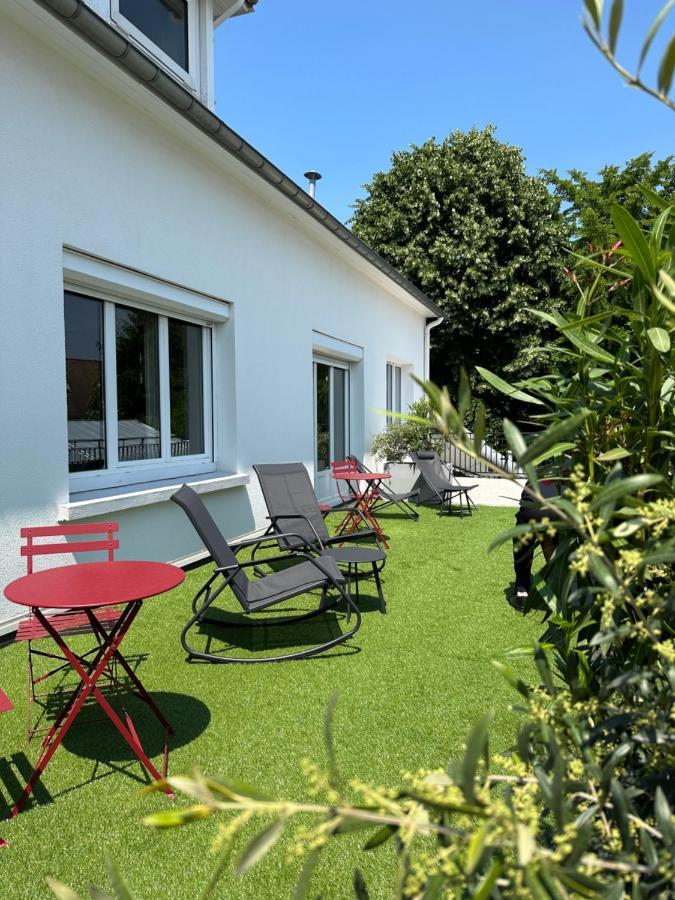 Logis Hotel & Restaurant Le Vert Bocage Franqueville-Saint-Pierre Bagian luar foto